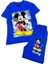 Yazlık Mickey Mouse Baskılı Şortlu Çocuk Takım 1