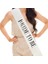 Beyaz Gümüş Bride To Be Simli Kuşak Kemer 10 cm 1
