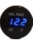 12V-24V DİJİTAL VOLTMETRE (BOMBELİ TİP) (MAVİ IŞIK) (28 MM) 3