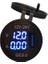 12V-24V DİJİTAL VOLTMETRE+AMPERMETRE+ŞARJ CİHAZLI (USB) (3 A) (MAVİ IŞIK) (28 MM) 4