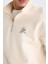Comfort Regular Fit Rahat Kalıp Fermuarlı Dik Yaka Baskılı Sweatshirt C6132AX25SP 5