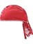 Çocuk Ipeksi Kapaklı Set Unisex Geniş Askılı Headwraps Türban - Kırmızı (Yurt Dışından) 1