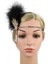Vintage Bandı Tüylü Fascinator Kırmızı (Yurt Dışından) 4