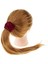 5'li Kadife Scrunchies Aksesuar Bordo (Yurt Dışından) 2