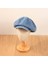 Denim Newsboy Caps Vintage Yumuşak 8 Panel Kadınlar Için Kızlar Düz Kapakları Açık Mavi (Yurt Dışından) 3