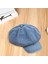 Denim Newsboy Caps Vintage Yumuşak 8 Panel Kadınlar Için Kızlar Düz Kapakları Açık Mavi (Yurt Dışından) 5