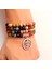 7 Çakra Şifa Denge Bilezik Resim Taş Mücevher Yoga Reiki Namaz Taş Charm Boncuk Bilezik Çok Katmanlı Bileklik Kadın Erkek (Yurt Dışından) 1