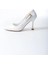 Kadın Fascino Beyaz Rugan Stiletto Topuklu Ayakkabı 5
