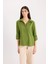 Regular Fit Basic Düz Cepli Uzun Kollu Gömlek W7734AZ25SP 3