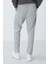 Gri Yüzeyi Dokulu Standart Fit Erkek Eşofman Alt - 82155 5