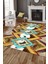 Kaymaz Taban, Makinada Yıkanabilir, Dijital Baskılı, Modern Halı 3