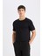 Slim Fit Dar Kesim Bisiklet Yaka Kısa Kollu Basic Düz Tişört M6606AZ24AU 3