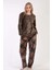 Kadın Welsoft Uzun Kol Yeşil Pijama Takım C3T7N0O403 2