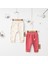 My Strawberry Girl Manşetli Pantalon (2 Li Set) 1