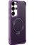 Samsung Galaxy S24 Ultra Kılıf Karbon Fiber Magsafeli 360 Dönerli Standlı Alp Kapak 1