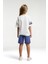 Kız Çocuk Beyaz Bermuda Takım 5
