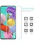 Samsung Galaxy A51 Şeffaf Silikon Kılıf + Cam Ekran Koruyucu Seti (1 CAM 1 KILIF) 2