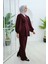 Balon Kol Scuba Kimono Takım Bordo 4