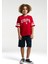 Erkek Çocuk Kırmızı Bermuda Takım 4