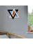 2x Nordic Kişilik Siyah Beyaz Duvar Saati Vintage Sessiz Minimalist Dekoratif (Yurt Dışından) 3