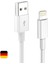 by Deji iPhone Uyumlu Hızlı Şarj Kablosu Usb To Lightning 6 6s 7 8 X Xs Xr 11 12 13 14 Pro Max Plus Beyaz 1