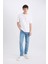 Pedro Slim Fit Dar Kalıp Normal Bel Dar Paça Jean Pantolon D8583AX25SP 3