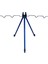 Tripod Alüminyum Teleskobik 3 Ayaklı Kamış Sehpası(Mavi) 2