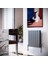 Kalsedon Double Çift Panel Alüminyum Dekoratif Dikey Radyatör 600x470 mm – 5 Dilim | 675 W Yüksek Isıl Güç (2761 BTU/h) | Dokulu Antrasit Gri 1
