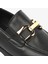 59120 Kadın Siyah Loafer Ayakkabı 5