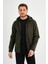 Alexandergardı Fermuarlı Içi Polarlı Su Itici Softshell Kumaş Kapüşonlu Mont (E24-MNT-01) 1