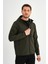 Alexandergardı Fermuarlı Içi Polarlı Su Itici Softshell Kumaş Kapüşonlu Mont (E24-MNT-01) 4
