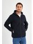 Alexandergardı Fermuarlı Içi Polarlı Su Itici Softshell Kumaş Kapüşonlu Mont (E24-MNT-01) 5