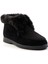Siyah Süet Kadın Bot & Bootie K02192186502 3