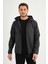 Alexandergardı Fermuarlı Içi Polarlı Su Itici Softshell Kumaş Kapüşonlu Mont (E24-MNT-01) 1
