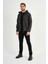 Alexandergardı Fermuarlı Içi Polarlı Su Itici Softshell Kumaş Kapüşonlu Mont (E24-MNT-01) 2