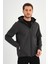 Alexandergardı Fermuarlı Içi Polarlı Su Itici Softshell Kumaş Kapüşonlu Mont (E24-MNT-01) 4