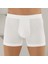 E031 Erkek Likralı Boxer Külot Beyaz Xl 1