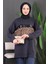 Füme Önü Leoparlı Modal Tunik 1