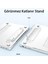 Macbook Air 13" 2020 M1 Çip A2337/A1932/A2179 Uyumlu Standlı Kılıf + Klavye Kılıfı + Ekran Koruyucu 6