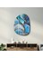 Blue Marble Amorphous Collection Glass Wall Art 2