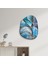 Blue Marble Amorphous Collection Glass Wall Art 3