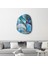 Blue Marble Amorphous Collection Glass Wall Art 4