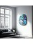 Blue Marble Amorphous Collection Glass Wall Art 5