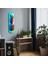 Ananas Lime Blue | Glass Wall Art 5