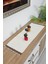 Desen Şeritli ve Ponpon Detaylı Runner 90 x 30 cm ,R-88K 1