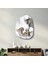 Marble With Golden Dust Amorphous Collection Glass Wall Art 2