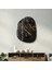 Black Marble Amorphous Collection Glass Wall Art 2