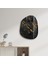 Black Marble Amorphous Collection Glass Wall Art 3