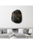 Black Marble Amorphous Collection Glass Wall Art 4
