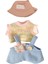 3 Mini 6 Inç Giysileri Pantolonu Çocuklar Için Kıyafetler Kolye T-Shirt (Yurt Dışından) 5